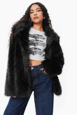 Faux Fur Coat