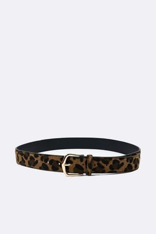 Leopard Print Belt