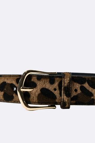 Leopard Print Belt