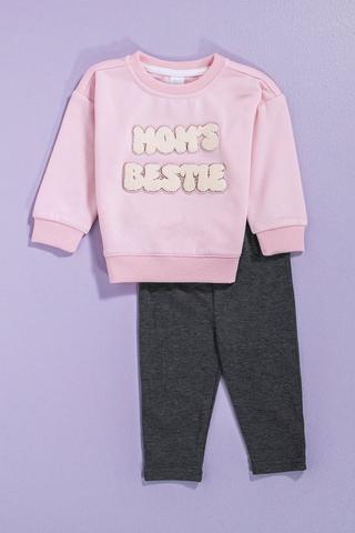 Sweat Top And Leggings Set