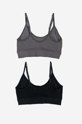 2 Pack Crop Bras