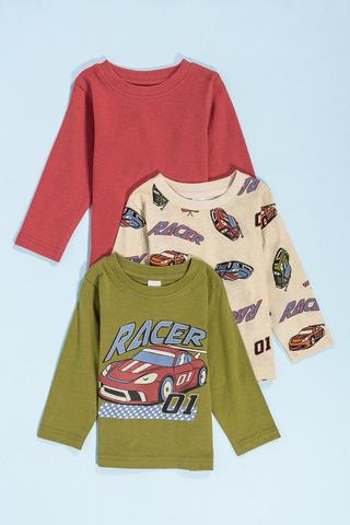 3 Pack Long Sleeve T-Shirts