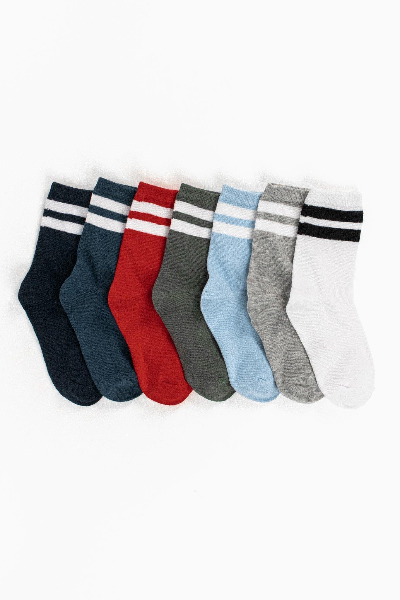 kit of 7 socks