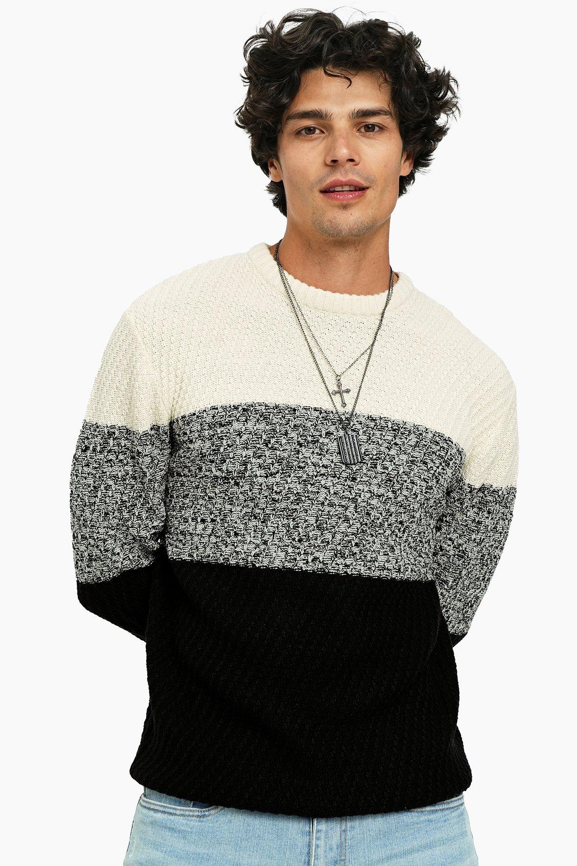 新品　正規品　BRIEFING STRIPE CREW NECK KNIT Stripe Crew Knitwear Sweater | Pick 'n Pay Clothing