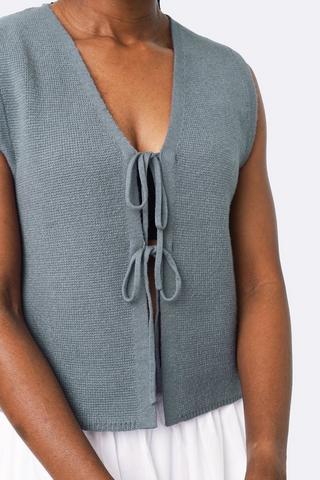 Knit Tie Front Tank