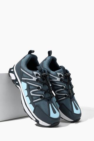Colourblock Lace-Up Trainer
