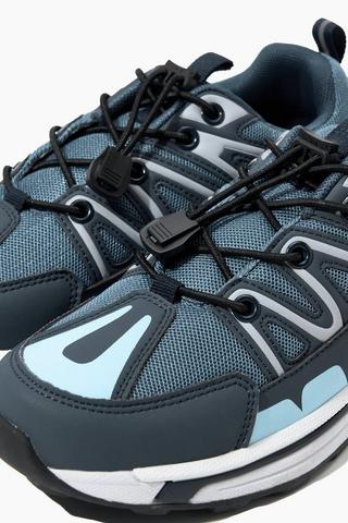 Colourblock Lace-Up Trainer