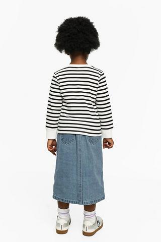 Denim Midi Skirt