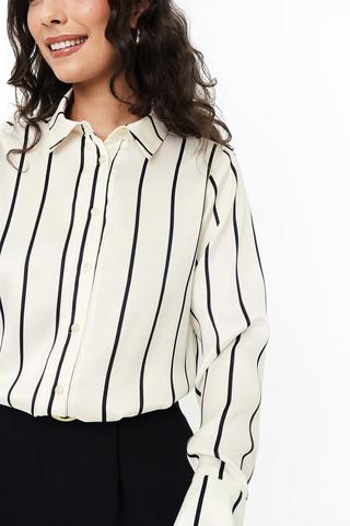 Slouchy Satin Shirt