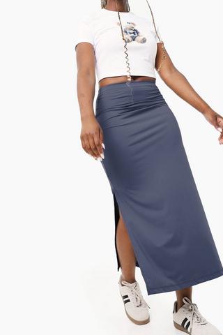 Skin Tight Midi Skirt