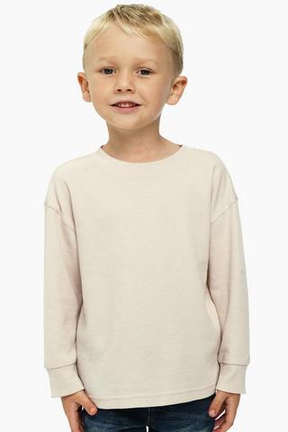 Textured Long Sleeve T-Shirt
