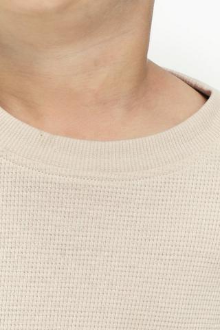 Textured Long Sleeve T-Shirt