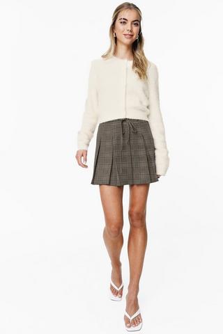 Pleated Mini Skirt