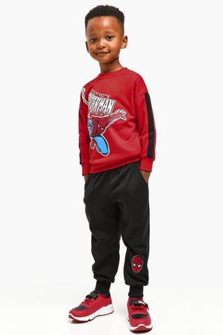 Spiderman Sweat Top And Joggers Set
