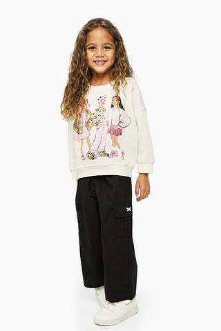 Wide-Leg Cargo Pants