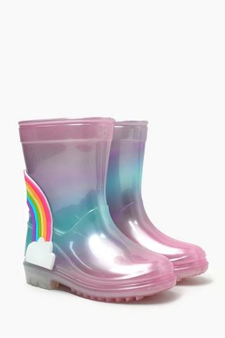 Rainbow Gumboot