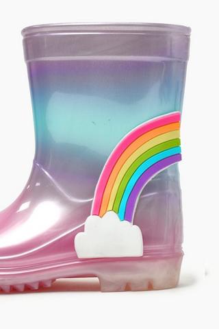 Rainbow Gumboot