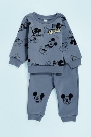 Mickey Mouse Sweat Top And Joggers Set