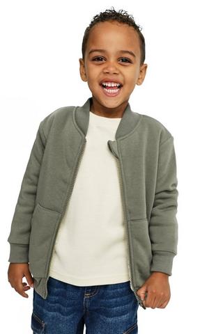 Zip-Through Bomber Jacket