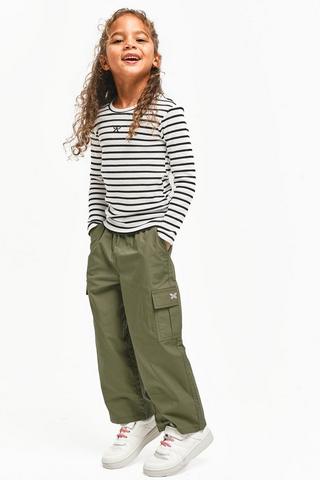 Wide-Leg Cargo Pants