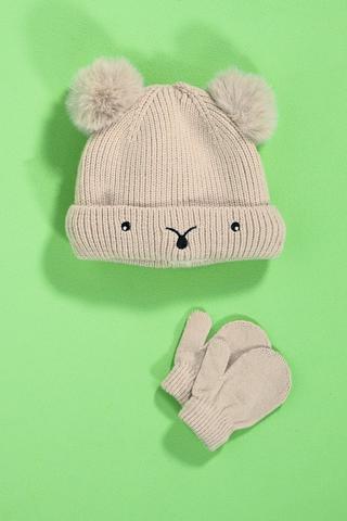 Beanie And Mittens Set