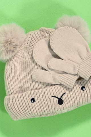 Beanie And Mittens Set