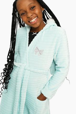 Bow Hooded Gown