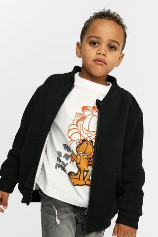 Zip-Through Bomber Jacket