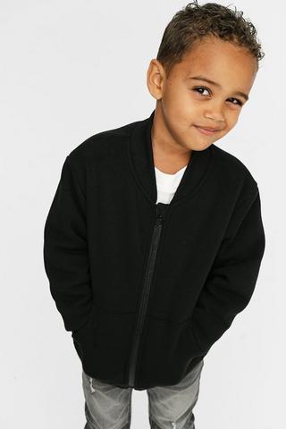 Zip-Through Bomber Jacket