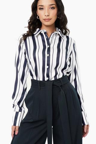 Slouchy Satin Shirt