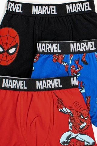3 Pack Spiderman Trunks