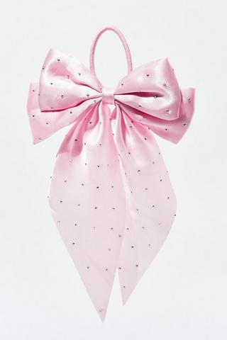 Diamante Bow Hair Elastic