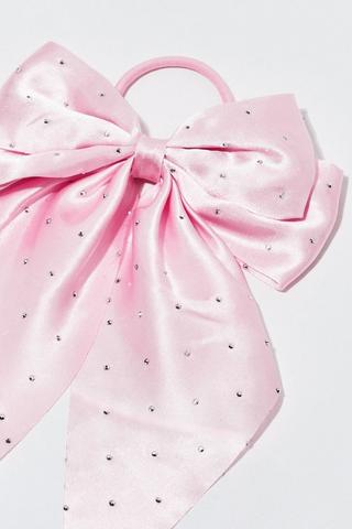 Diamante Bow Hair Elastic