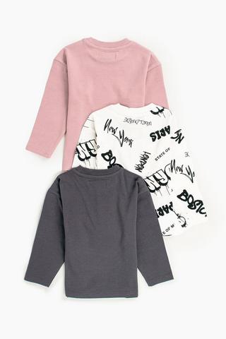 3 Pack Long Sleeve T-Shirts