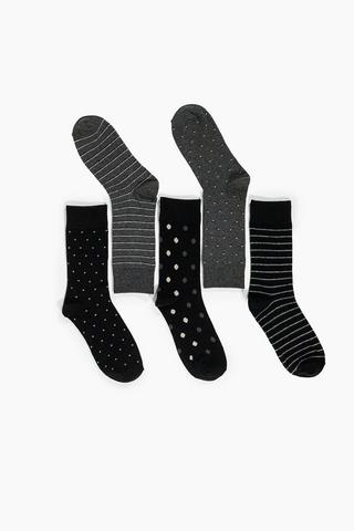 5 Pack Socks