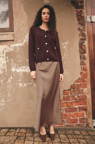 Satin Slip Skirt