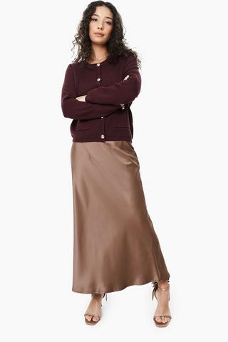 Satin Slip Skirt