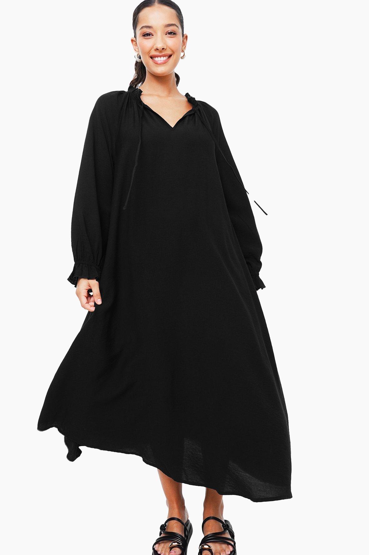 Henly Rib Dress Black main image 1