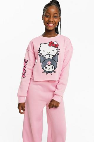 Hello Kitty And Kuromi Sweat Top