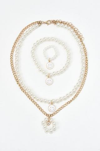 3 Pack Pearl Jewellery Set