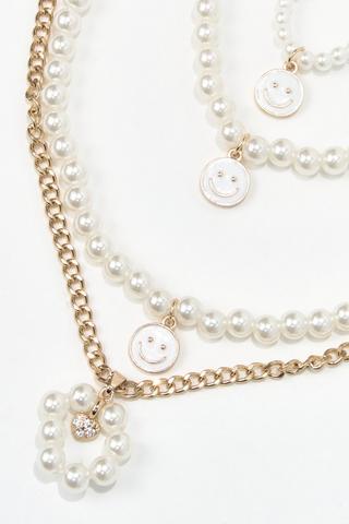 3 Pack Pearl Jewellery Set