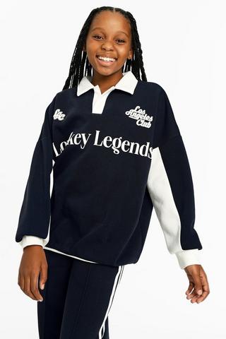 Los Angeles Oversized Golfer Sweat Top