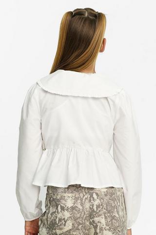 Long Sleeve Peplum Top