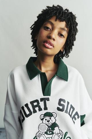 Oversized Golfer Sweat Top