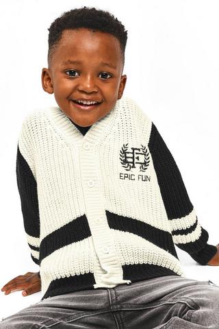 Colourblock Cardigan