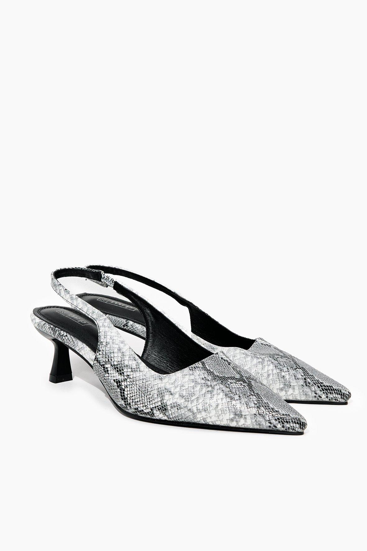 Snakeskin Court Heel