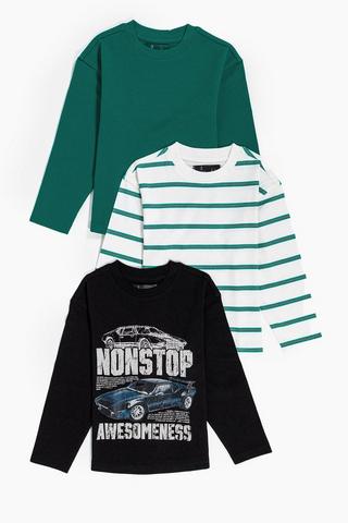3 Pack Long Sleeve T-Shirts