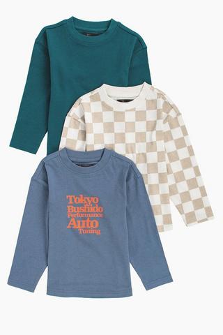 3 Pack Long Sleeve T-Shirts