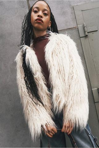 Faux Fur Jacket