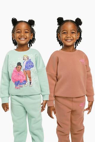 2 Pack Sweat Tops
